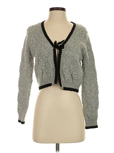 Pre-owned Shein Cardigan Sweater In Gray
