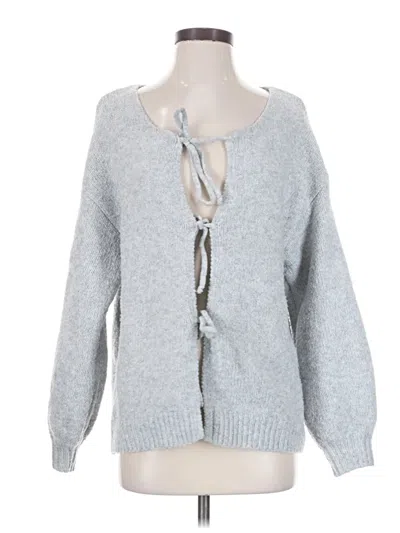 Pre-owned Shein Cardigan Sweater In Gray