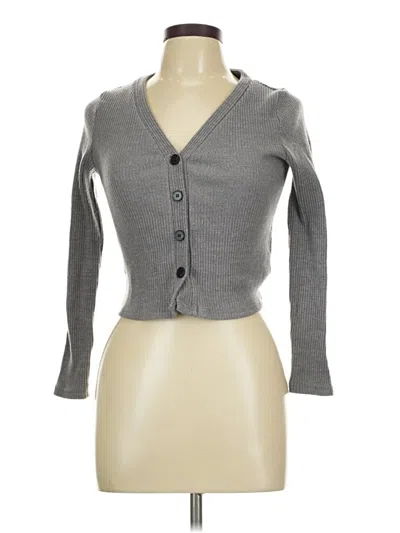 Pre-owned Shein Cardigan Sweater In Gray