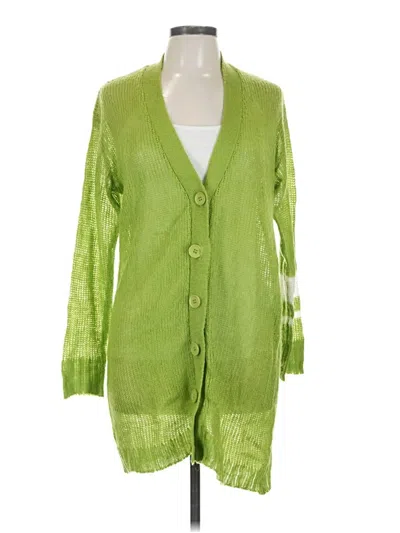 Pre-owned Shein Cardigan Sweater In Green