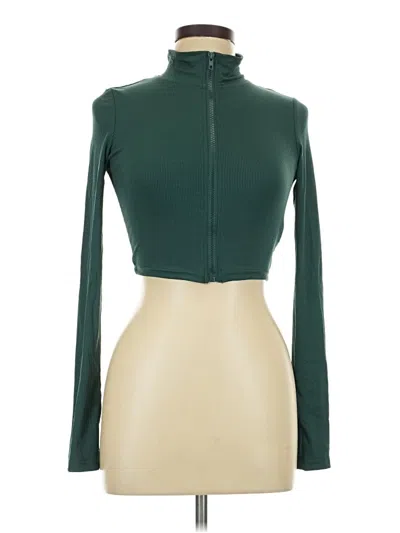 Pre-owned Shein Cardigan Sweater In Green