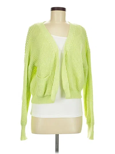 Pre-owned Shein Cardigan Sweater In Green