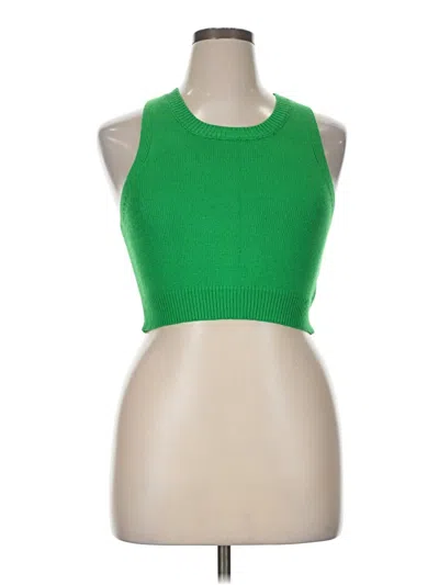 Pre-owned Shein Cardigan Sweater In Green