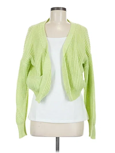 Pre-owned Shein Cardigan Sweater In Green