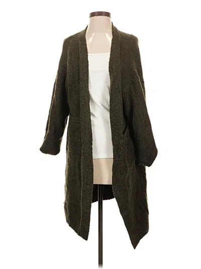 Pre-owned Shein Cardigan Sweater In Green
