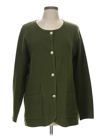 Pre-owned Shein Cardigan Sweater In Green
