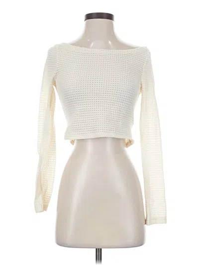 Pre-owned Shein Cardigan Sweater In Ivory