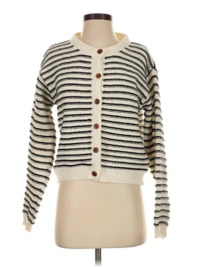 Pre-owned Shein Cardigan Sweater In Ivory