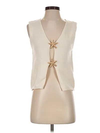Pre-owned Shein Cardigan Sweater In Ivory