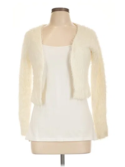 Pre-owned Shein Cardigan Sweater In Ivory