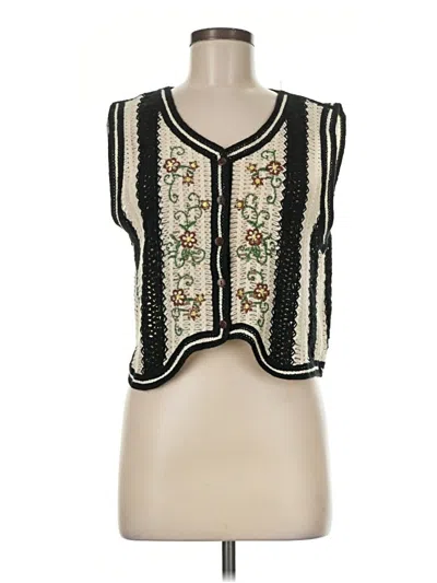 Pre-owned Shein Cardigan Sweater In Ivory