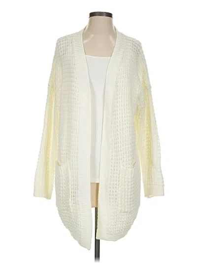 Pre-owned Shein Cardigan Sweater In Ivory