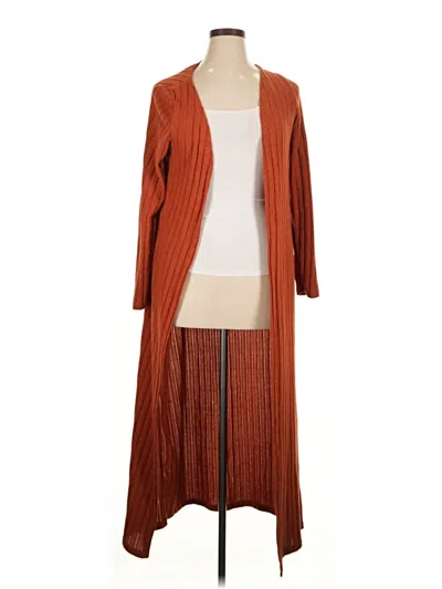 Pre-owned Shein Cardigan Sweater In Orange