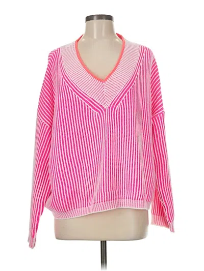 Pre-owned Shein Cardigan Sweater In Pink