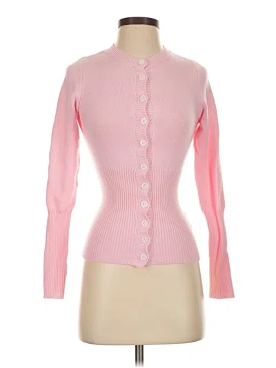 Pre-owned Shein Cardigan Sweater In Pink