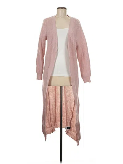 Pre-owned Shein Cardigan Sweater In Pink