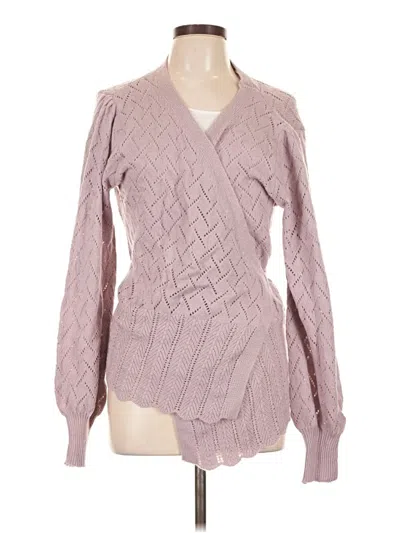 Pre-owned Shein Cardigan Sweater In Pink