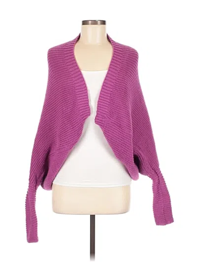 Pre-owned Shein Cardigan Sweater In Purple