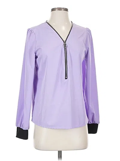 Pre-owned Shein Cardigan Sweater In Purple
