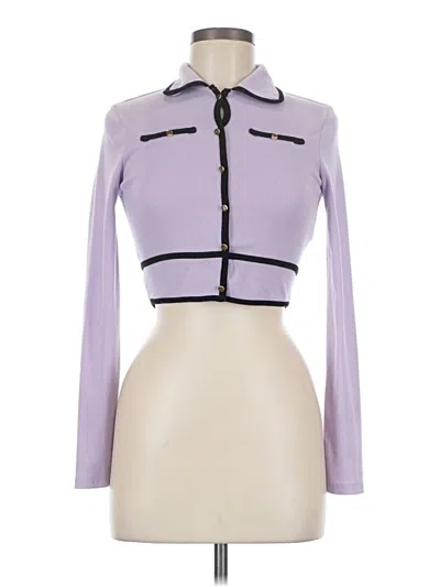 Pre-owned Shein Cardigan Sweater In Purple