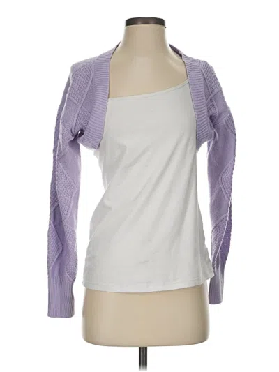 Pre-owned Shein Cardigan Sweater In Purple