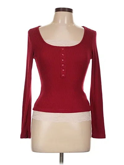 Pre-owned Shein Cardigan Sweater In Red