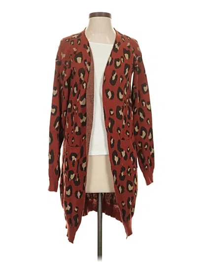 Pre-owned Shein Cardigan Sweater In Red