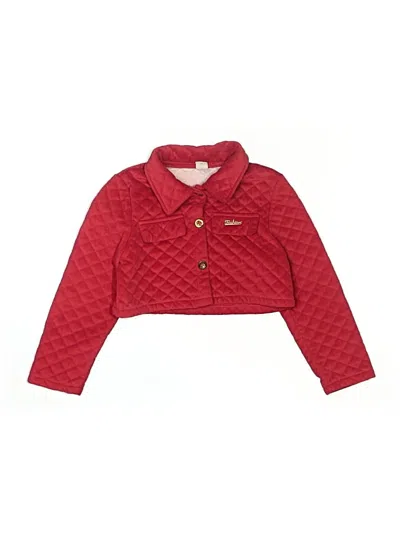 Pre-owned Shein Kids' Cardigan Sweater In Red