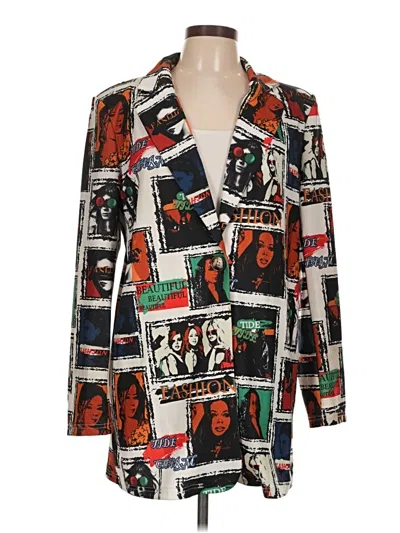 Pre-owned Shein Cardigan Sweater In Silver