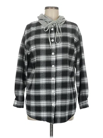 Pre-owned Shein Cardigan Sweater In Silver