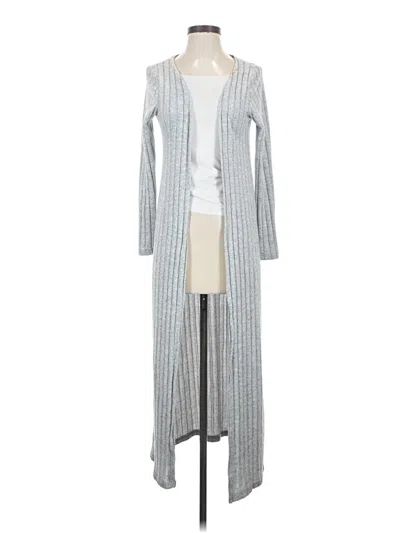 Pre-owned Shein Cardigan Sweater In Silver