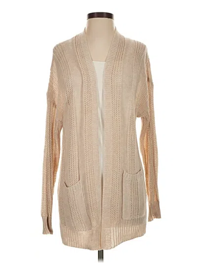 Pre-owned Shein Cardigan Sweater In Tan