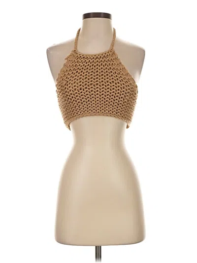 Pre-owned Shein Cardigan Sweater In Tan