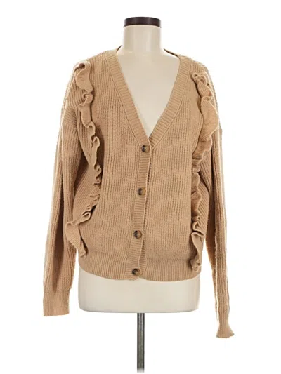Pre-owned Shein Cardigan Sweater In Tan
