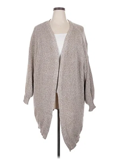 Pre-owned Shein Cardigan Sweater In Tan