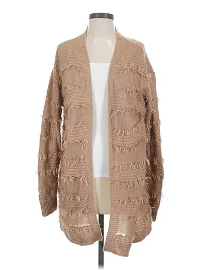 Pre-owned Shein Cardigan Sweater In Tan