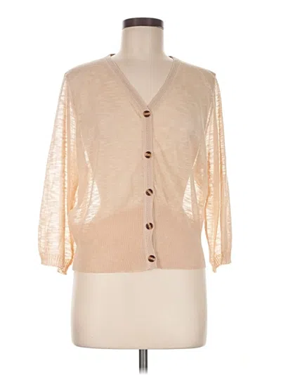 Pre-owned Shein Cardigan Sweater In Tan