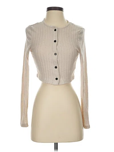 Pre-owned Shein Cardigan Sweater In Tan
