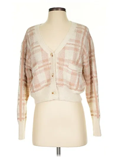 Pre-owned Shein Cardigan Sweater In Tan