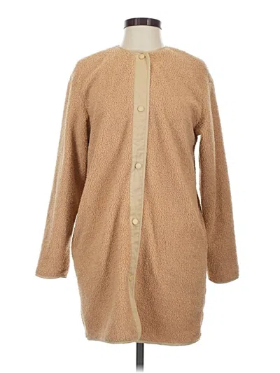 Pre-owned Shein Cardigan Sweater In Tan