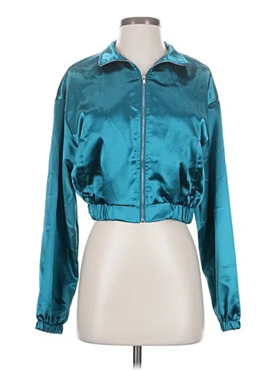 Pre-owned Shein Cardigan Sweater In Teal