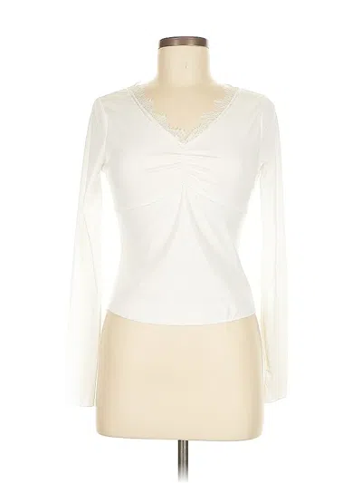 Pre-owned Shein Cardigan Sweater In White