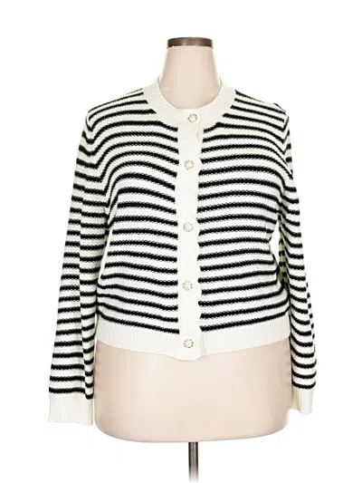 Pre-owned Shein Cardigan Sweater In White