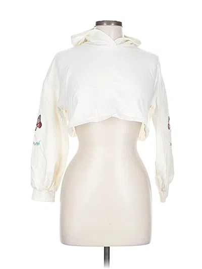 Pre-owned Shein Cardigan Sweater In White