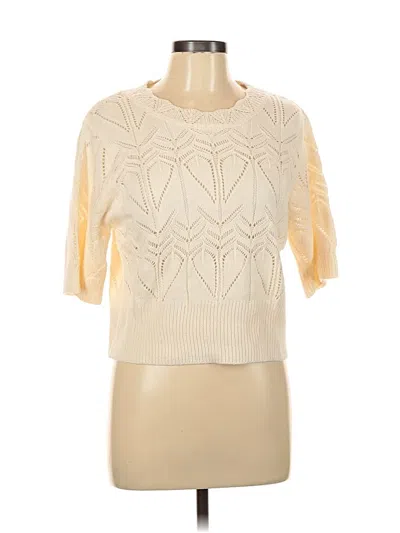 Pre-owned Shein Cardigan Sweater In White