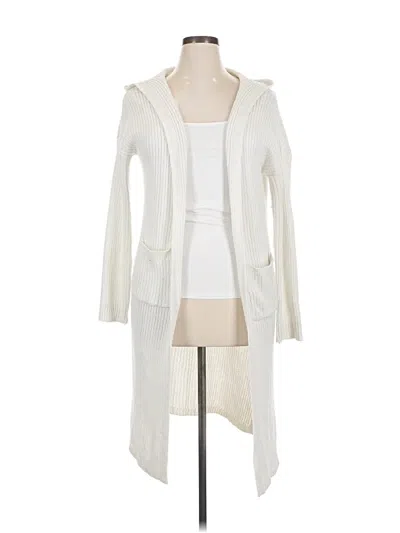 Pre-owned Shein Cardigan Sweater In White