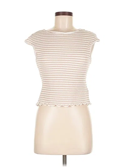 Pre-owned Shein Cardigan Sweater In White