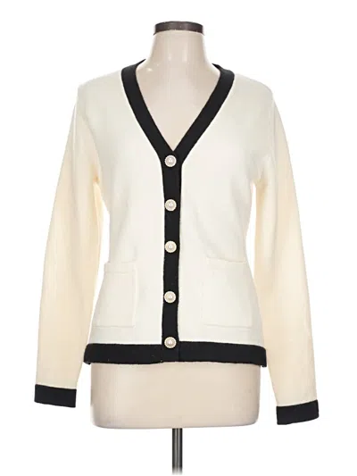 Pre-owned Shein Cardigan Sweater In White