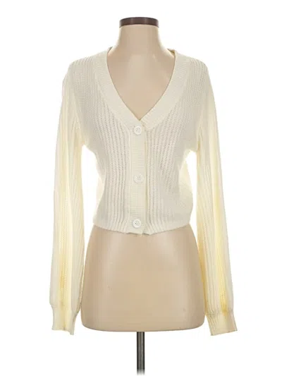 Shein Cardigan Sweater In White