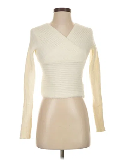 Pre-owned Shein Cardigan Sweater In White